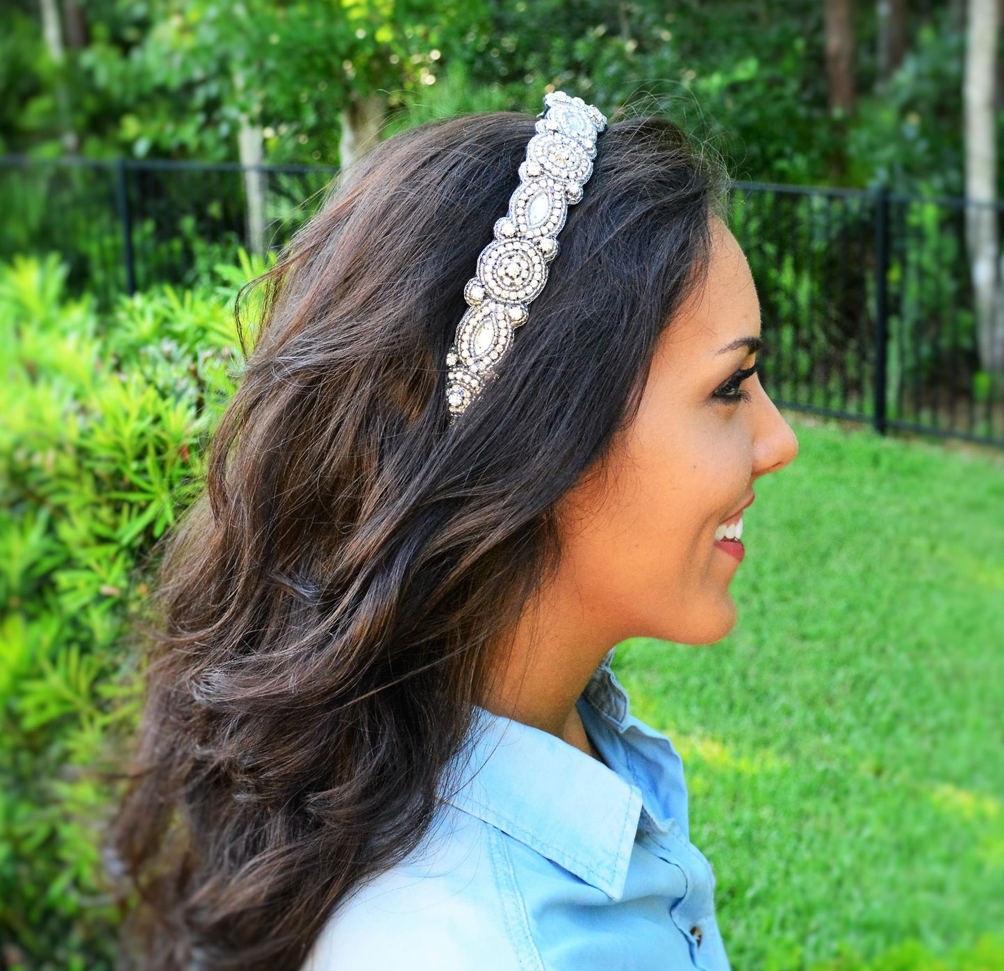 Emily Beaded Bridal Headband