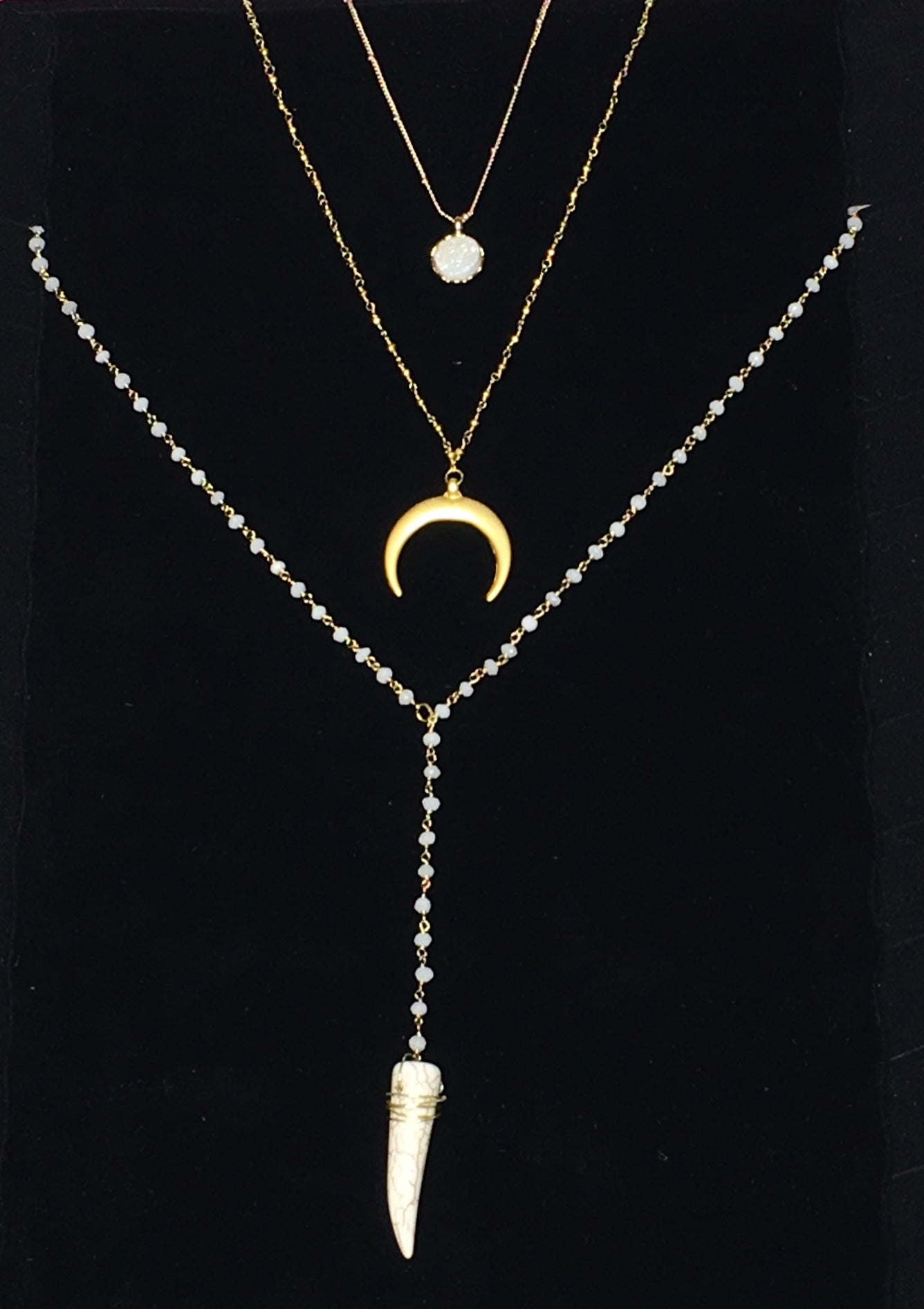 layered necklaces