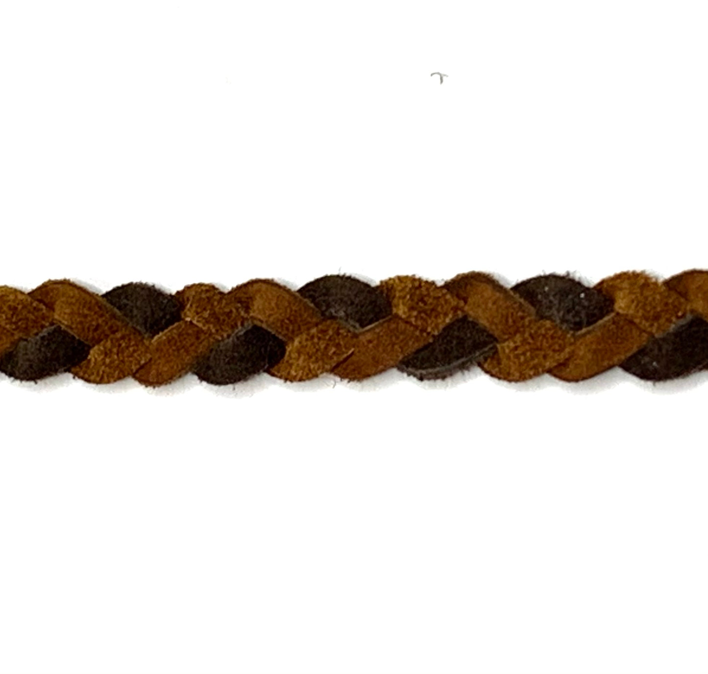 Two-Tone Brown Leather Headband