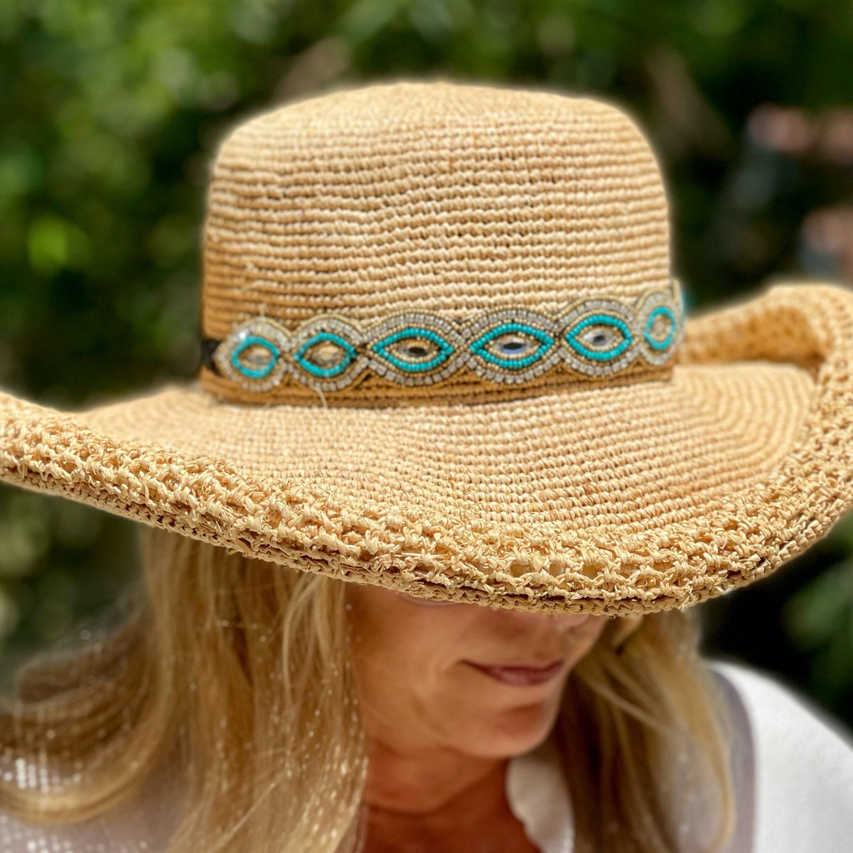 9163 Red Turquoise Hatband Accessory Genuine Gemstone Beads Adjustable One Nomadic Turquoise & Red Jasper Rope Beaded Bracelet  main image 2