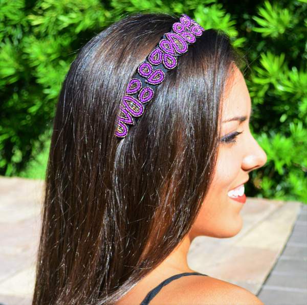 Amanda Beaded Headband 