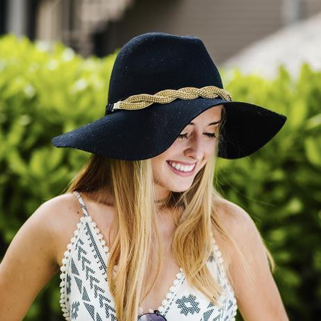 Brittany Gold Hat Band for sun hats
