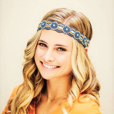 Laurel Beaded Headband - Infinity Headbands by Ambrosia Designs