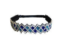 Meghan Beaded Hat Band with adjustable elastic