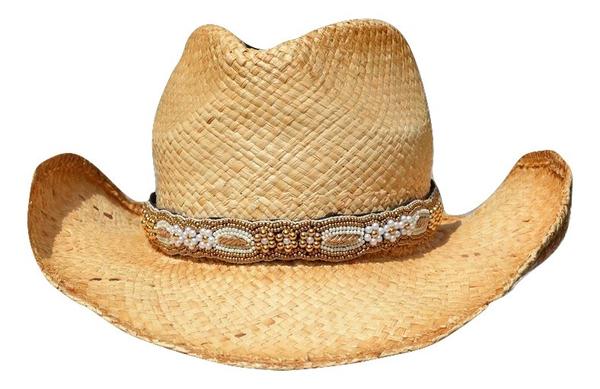 Aubrey Beaded Cowboy Hat Band 
