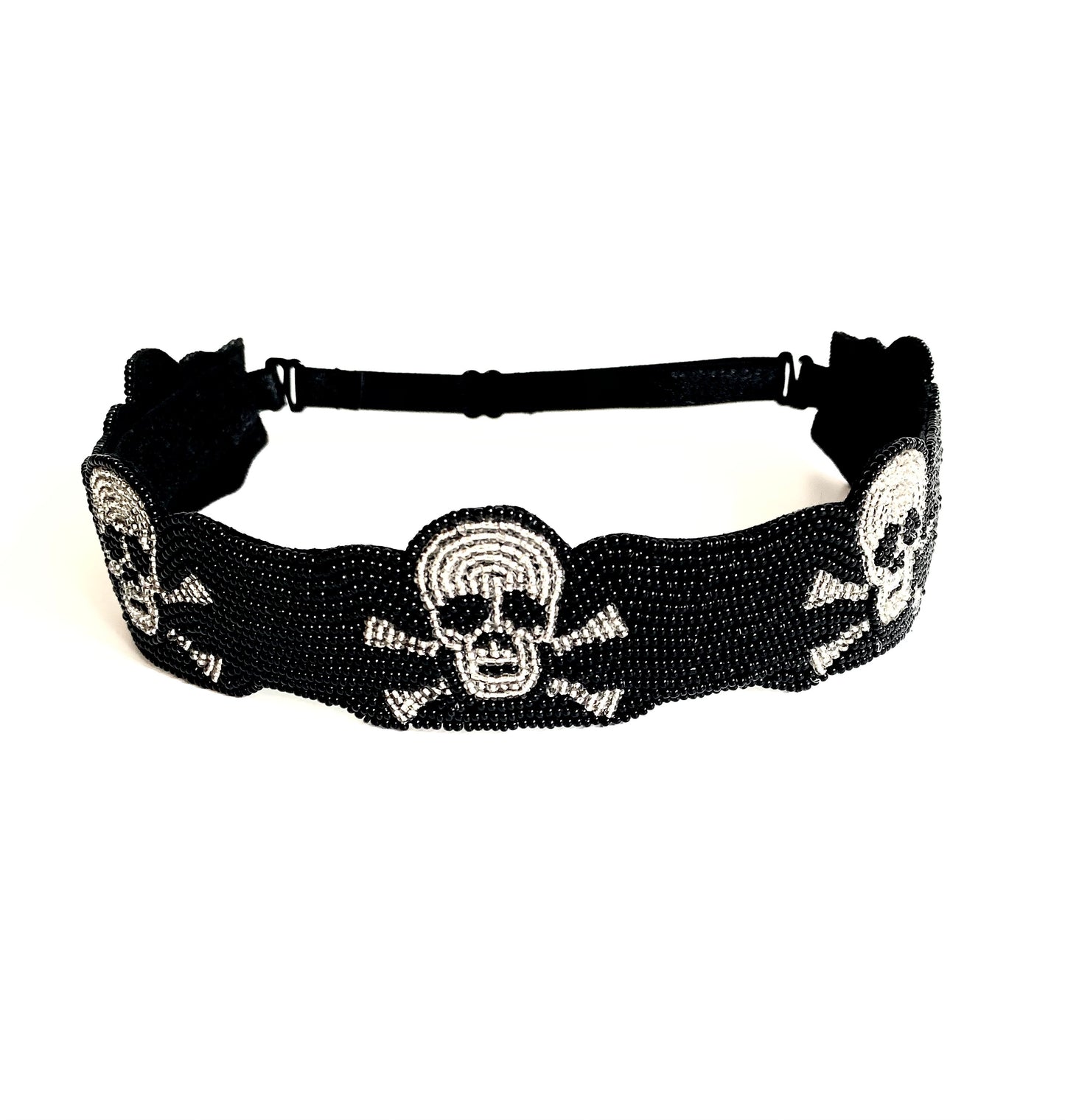 Skull and Crossbones Hat Band