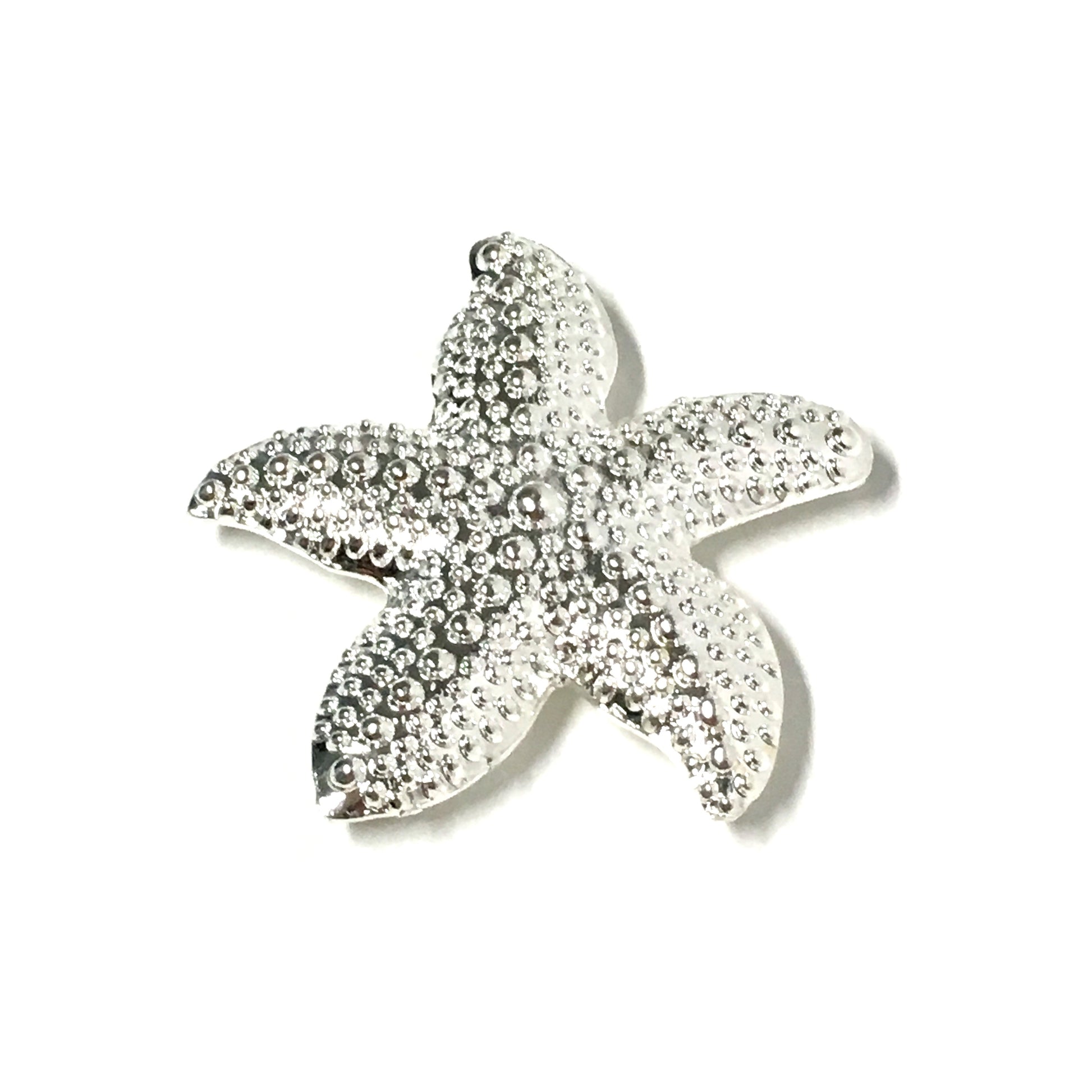Candle Magnet in silver - Starfish shaped magnet