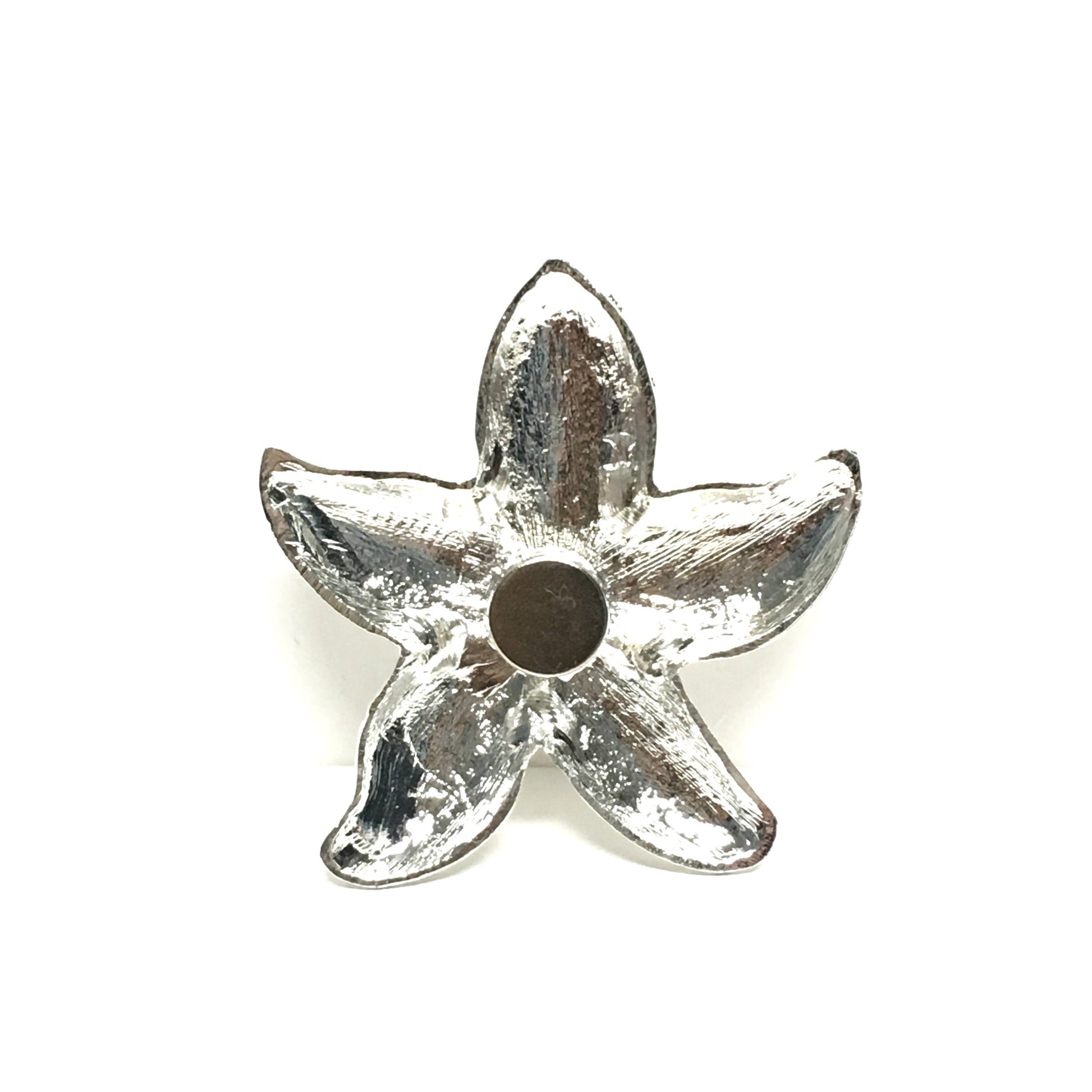 Starfish Candle Magnet - back of magnet