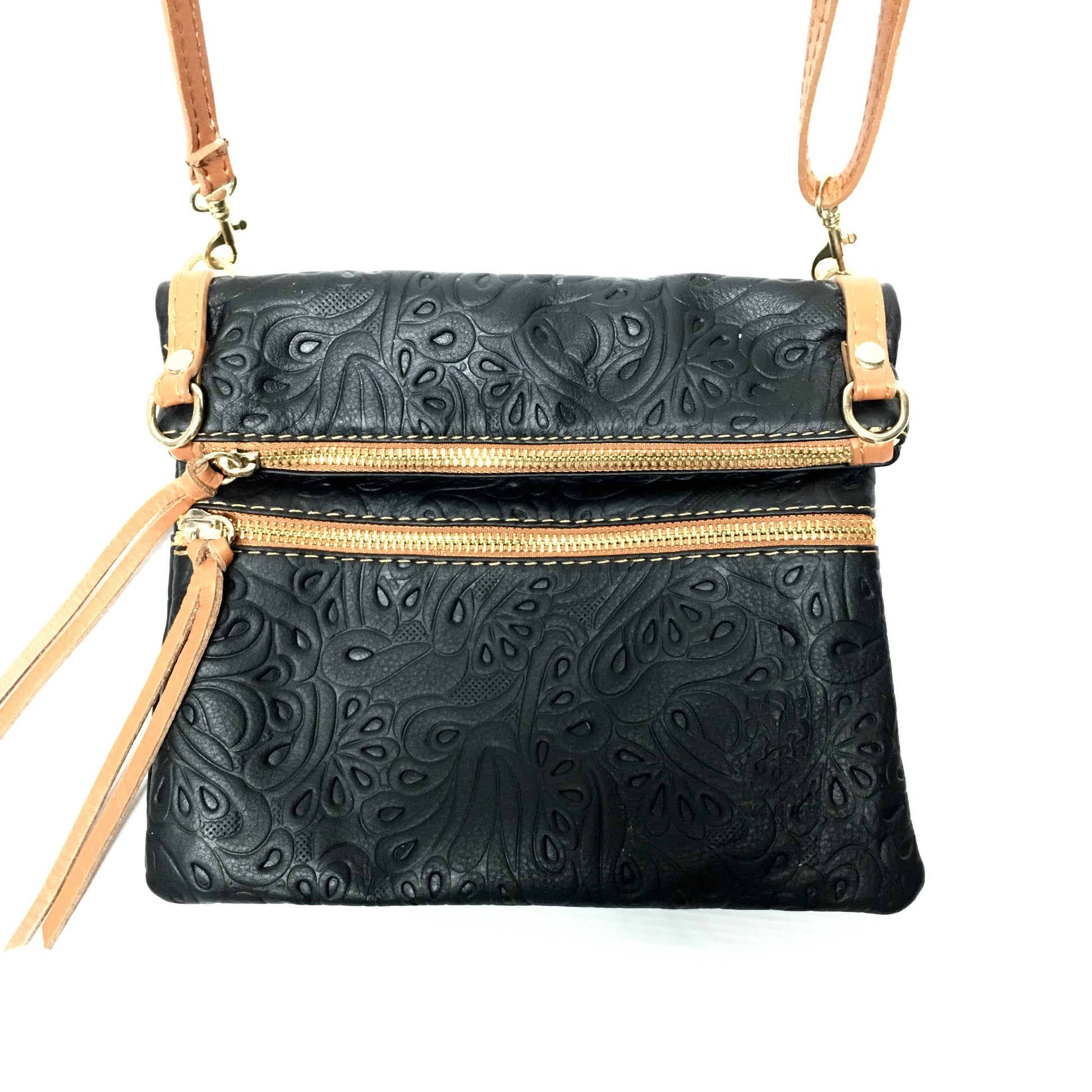 black and tan leather purse, italian leather purse