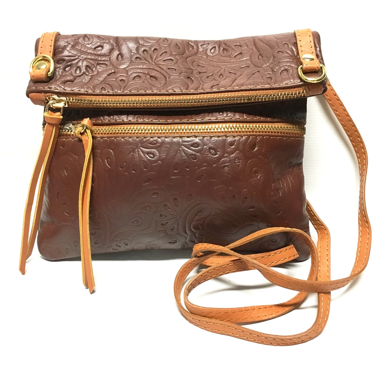 Brown handbag, Italian leather purse, brown leather purse, crossbody purse